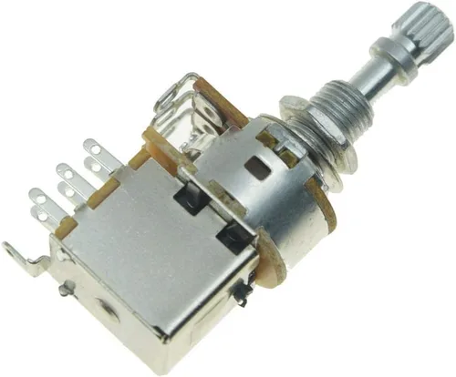 Miniatura 5 de Dopro Potenciómetro de guitarra bajo Push Pot (No Pull Anymore) Audio Taper Guitar Potenciómetro A250K