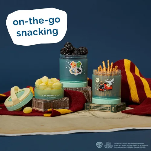 Miniatura 5 de Whiskware - Harry Potter - Recipientes apilables para aperitivos para bebés, niños y niños pequeños, 3 vasos apilables para la escuela o el viaje