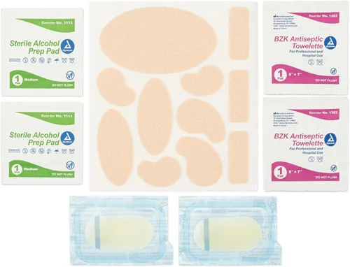 Miniatura 4 de Paquete de parches, kit de ampolla portátil, tamaño de bolsillo, esenciales para exteriores, para alivio de ampollas en movimiento, perfecto