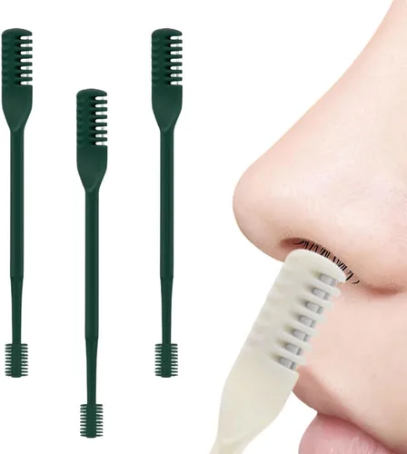 Cortador de Pelo Nasal, 2025 Cortador de Pelo Nasal Manual Portátil Actualizado para Mujeres y Hombres, Herramienta de Aseo para Remover Pelo de la