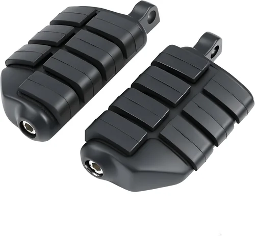 Miniatura 20 de Estriberas cromadas para motocicleta, estriberas de carretera, reposapiés de aluminio, plataformas para pies de motocicleta para Harley Davidson