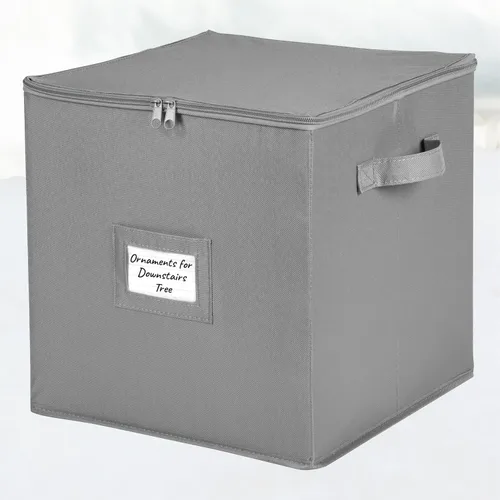 Miniatura 5 de HOLDN’ STORAGE Caja de almacenamiento para adornos navideños - Contenedores de almacenamiento para decoración navideña que guardan hasta 64 – 3” x
