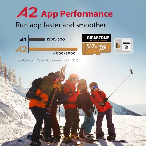 Miniatura 5 de Recuperación de datos de 5 años: tarjeta micro SD de 512 GB, cámara 4K extrema, tarjeta de memoria MicroSDXC para GoPro, cámara de acción, DJI