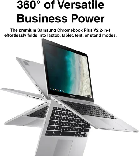 Miniatura 7 de Laptop Samsung Chromebook Plus V2 Business 2 en 1 con pantalla táctil de 12.2 pulgadas, pantalla WUXGA