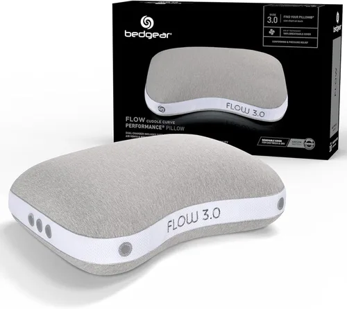 Miniatura 13 de Bedgear Flow Cuddle - Almohada curvada – Tamaño 0.0 – Almohada transpirable para dormir de lado – Almohada de cama suave – Funda hipoalergénica