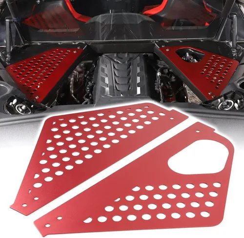 Miniatura 10 de Cubierta de panel de bahía de motor compatible con Chevrolet Corvette C8 2020-2023, cubiertas traseras de aleación de aluminio para motor izquierda