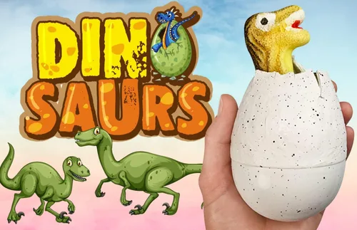 Miniatura 5 de JA-RU Juguetes Gigantes de Huevos de Dinosaurio que Crecen (6 Huevos) Juguetes Mágicos de Sorpresa que Eclosionan para Niños. Eclosiona y Crece