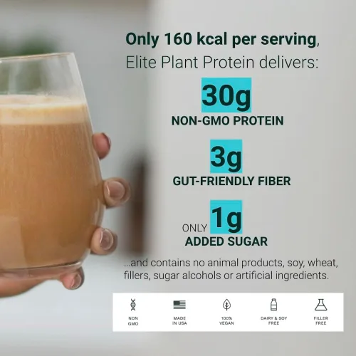 Miniatura 3 de FYTA - Proteína de vainilla en polvo a base de plantas con mejor sabor y textura que la proteína de suero - Proteína en polvo sin OMG y sin lácteos