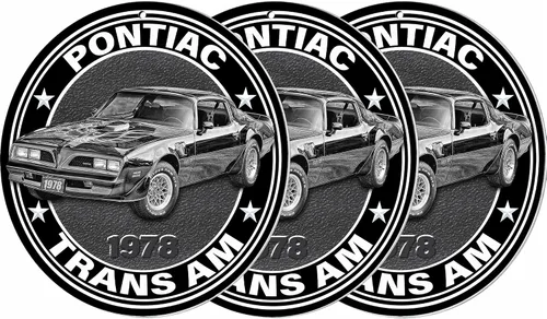 Miniatura 12 de Brotherhood Letreros de metal de metal con emblema de Trans Am de alto rendimiento, reproducción de fotografía de pájaro, letrero redondo