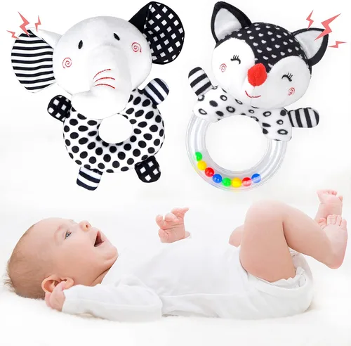 Sonajeros para bebés de 0 a 6 meses, juguetes para recién nacidos, juguetes para bebés de 0 a 6 meses, sonajeros para bebés de 0 a 6 meses, juguetes