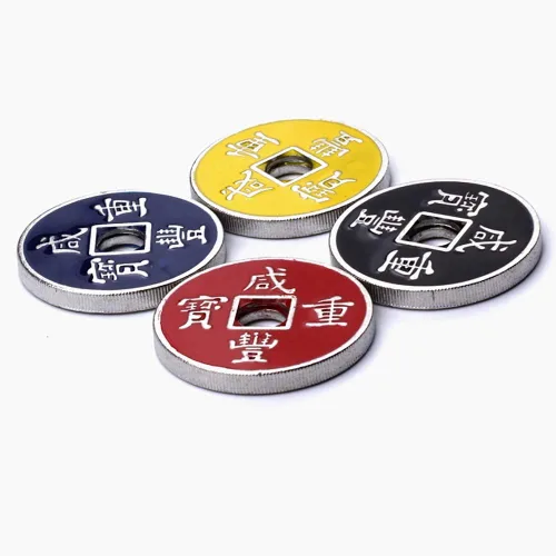 Miniatura 6 de Enjoyer Moneda mágica-Monedas chinas con conchas expandidas Juegos de magia Trucos de magia 4 monedas monedas antiguas Accesorios de accesorios