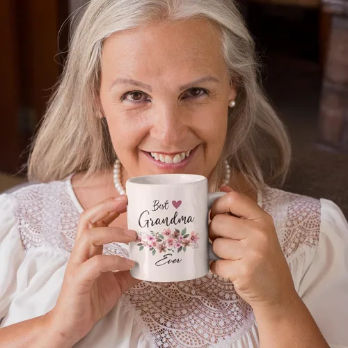Miniatura 2 de Vivulla68 Mejor Taza de Café para la Mejor Abuela - Regalo Divertido Para Abuelas, Grammy, Abuelita, Nana, Gigi, Mimi, Mamaw - Regalo Genial Para
