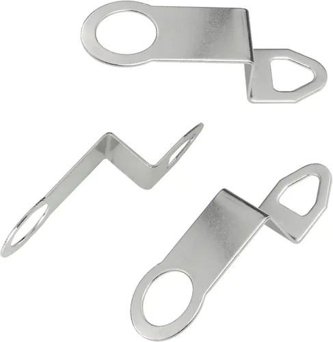 Miniatura 3 de MEETOOT 6pcs reloj de pared gancho trasero reloj de metal soporte de repuesto