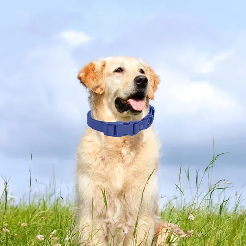 Miniatura 2 de Collar de perro impermeable de goma suave con hebilla de seguridad, collares ajustables para mascotas para perros pequeños, medianos y grandes