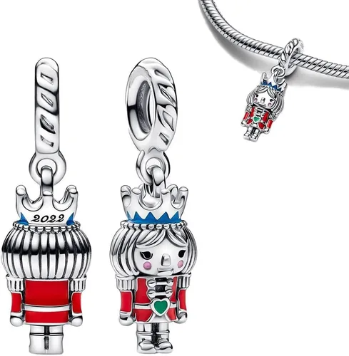 Miniatura 23 de Dijes de personajes de película para mujer, pulseras y collares en plata de ley 925, día de la madre, cumpleaños, Navidad