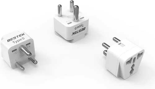 Miniatura 15 de BESTEK Adaptador de enchufe de viaje en todo el mundo, adaptador de enchufe de entrada dual de 100-250 V, adaptador universal de viaje todo en uno