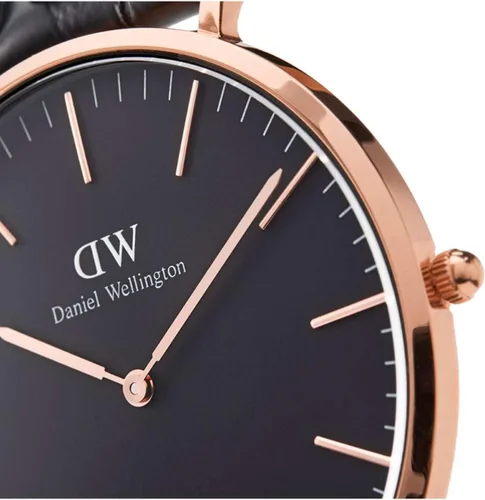 Miniatura 4 de Daniel Wellington Reloj clásico de tela de oro rosa (poliéster)