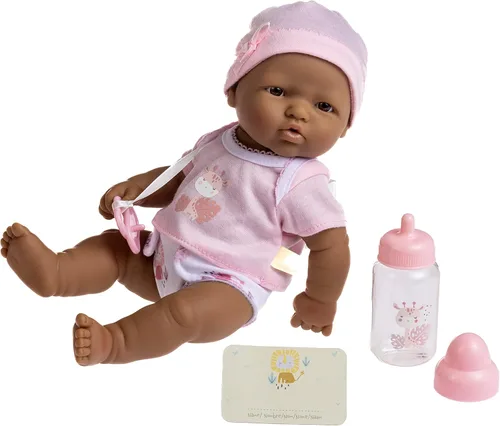 JC Toys - La Newborn Nursery | Set de regalo de muñeca bebé de 7 piezas | Muñeca hispana realista de 12 pulgadas con accesorios | Morado | A partir