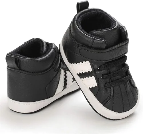Miniatura 5 de KaKaKiKi - Tenis de lona para bebé infante niños tenis con suela de goma antideslizante tenis de caramelo caminantes primerizos precaminando tenis