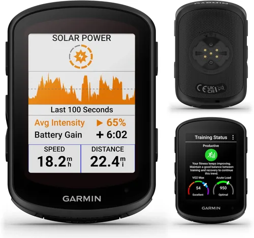 Miniatura 2 de Garmin Edge 840 Solar GPS Ciclismo Computadora, pantalla táctil, controles de botón, navegación avanzada con paquete E-Bank