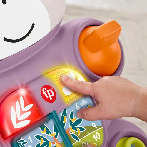 Miniatura 4 de Fisher-Price JGW90 My Baby Walker Monkey Purple with Music, Lights and Activities from 6 Months