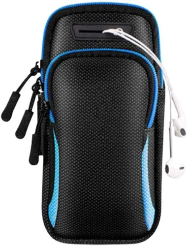Miniatura 10 de Banda de brazo de fitness, soporte de teléfono a prueba de agua para correr y entrenamientos con diseño de bolsillo seguro, correa deportiva Rosa