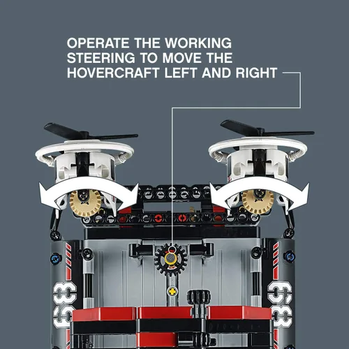Miniatura 5 de LEGO Technic Hovercraft 42076 Kit de construcción (1020 piezas)