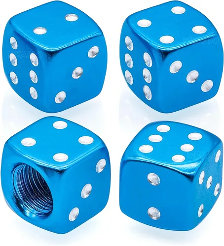 Miniatura 8 de 8 piezas de tapas de vástago de válvula de neumático, tapas de válvula de neumático de acero inoxidable, tapas de válvula de rueda para autos