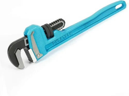Miniatura 9 de DURATECH Llave de tubo de 8 pulgadas de gran capacidad, llave de fontanería ajustable, mango de hierro fundido maleable, supera el estándar GGG