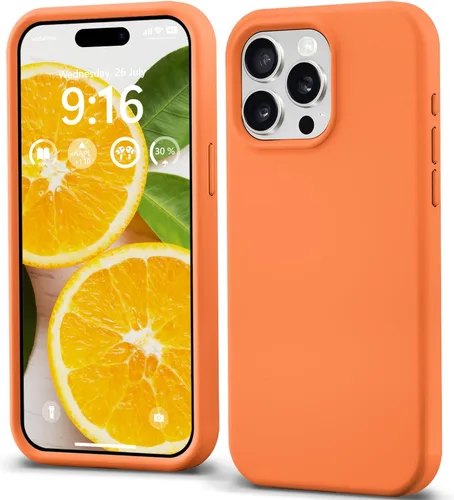 Miniatura 9 de IceSword Funda compatible con iPhone 15 Pro, silicona líquida, delgada, protección de cuerpo completo, suave, antiarañazos, color rojo, para hombres