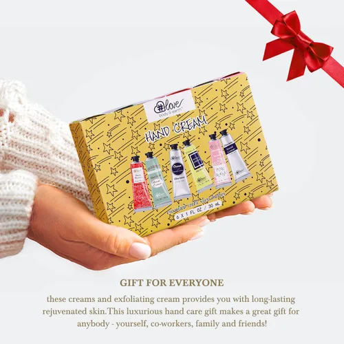 Miniatura 5 de BODY & EARTH # LOVE Set de Regalo de Crema de Manos Conjuntos de Loción de Manos para Mujeres Regalo, Paquete de 6 Crema de Manos de Reparación