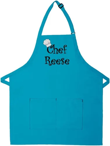 Miniatura 16 de Hecho en los EE. UU. Delantal Premium Bordado Personalizado para Adultos para Hombres Mujeres Día del Padre Día de la Madre Cocina Barbacoa Parrilla