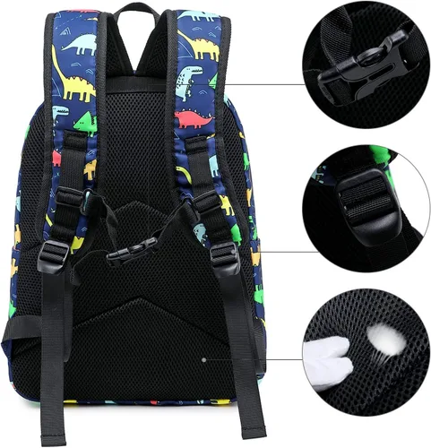 Miniatura 5 de CAMTOP - Conjunto de mochila y lonchera con estampados divertidos para niños de preescolar y primaria), Y0058-2