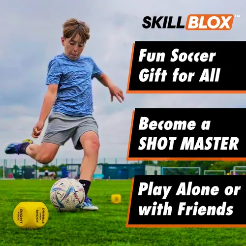 Miniatura 3 de Skill Blox Regalo de fútbol para niños - Dados de entrenamiento de tiro ShotMaster - Divertido juego de entrenamiento de tiro de fútbol para niños