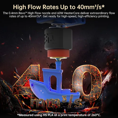 Miniatura 3 de BIQU Panda Revo Hotend para impresora 3D Bambu-Lab X1C, Hotend de alto flujo hasta 40mm3/s, equipado con reemplazo de boquilla rápida E3D
