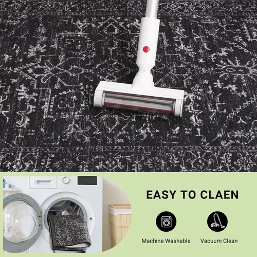 Miniatura 5 de Tapete para silla de suelo duro, 60 x 48 pulgadas, tapete para silla de oficina para superficie dura, alfombra de área para sala de estar, tapete