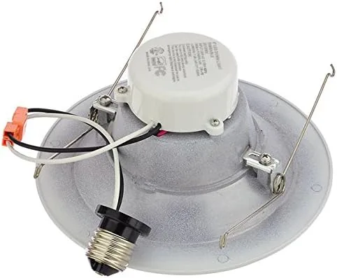 Miniatura 3 de Lámpara LED empotrable regulable de 16 W de 6 pulgadas (compatible con 5 pulgadas) con ribete blanco 90-CRI, UL y Energy Star (paquete de 4), blanco