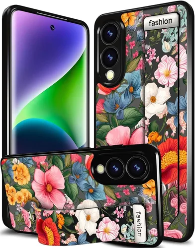 Miniatura 91 de Compatible para Samsung Galaxy S23 Funda Bonita con Correa Soporte Dedo Kickstand, Fundas de Silicona Geniales de Diseñador Funda Cover - Mariposa