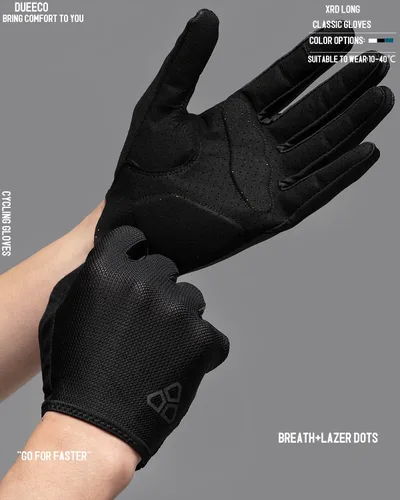 Miniatura 2 de Guantes de ciclismo Guantes de ciclismo para hombres y mujeres con acolchado de palma XRD de 0.118 pulgadas, pantalla táctil compatible