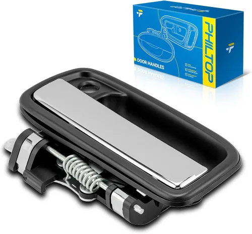 Miniatura 44 de PHILTOP Manija de puerta exterior 3 piezas delantera izquierda y derecha y trasera derecha para Chevy Express 1500/2500/3500, reemplaza # 79320