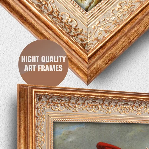 Miniatura 14 de A&T ARTWORK Campo de trigo con cipreses de Van Gogh Las reproducciones de arte clásico mundial, impresiones en lienzo giclée para decoración