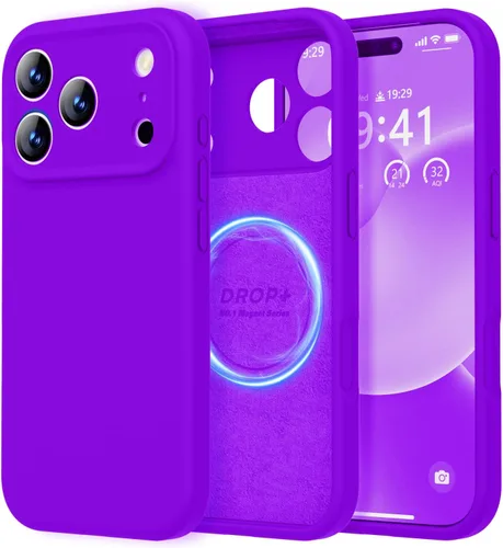 Miniatura 307 de LOVE 3000 Compatible con Funda para iPhone 15, [Cámara de Cobertura Completa de Silicona Suave] [Protección contra Caídas de 8 pies], Forro de Negro