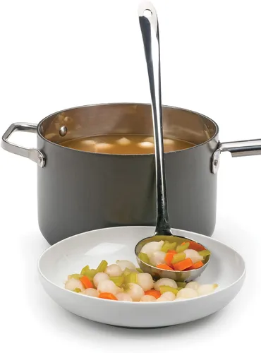 Miniatura 6 de RSVP International Endurance Kitchen Collection - Herramientas coladoras perforadas, cucharón, acero inoxidable 18/8