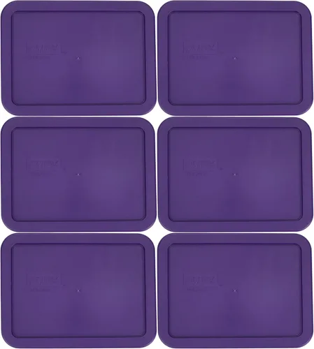Miniatura 7 de Pyrex 7210-PC - Tapa de plástico sin BPA, 3 tazas, color morado ciruela, fabricada en Estados Unidos