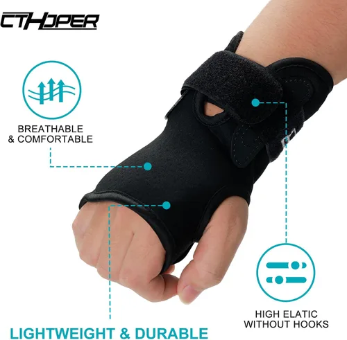 Miniatura 5 de Protector de muñeca para snowboard, esquí, patinaje, patinaje, muñequera deportiva (1 par)