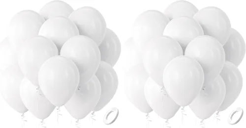 Miniatura 197 de Bezente Globos de látex cromados metálicos plateados, paquete de 100 globos de helio redondos plateados de 12 pulgadas para Año Nuevo, boda