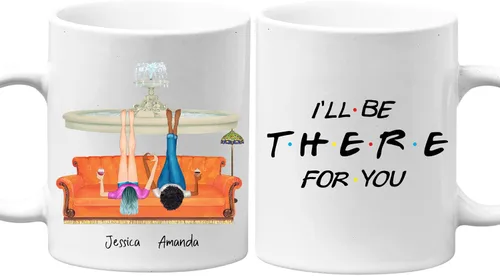 Miniatura 4 de Taza de café personalizada para mejores amigos, regalos de amistad, regalo de cumpleaños, tazas de café para mejores amigas para mujeres, niñas
