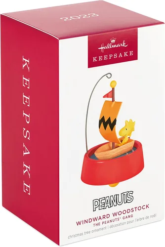 Miniatura 3 de Adorno navideño de Hallmark Keepsake 2024, la pandilla de Peanuts Super Lucy y Linus, regalos para fanáticos de Peanuts