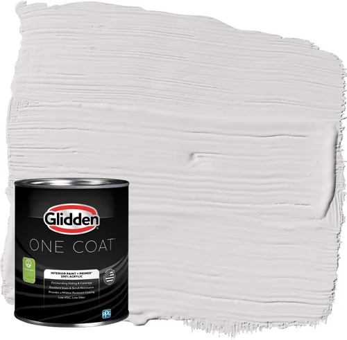 Miniatura 15 de Glidden Pintura Interior + Imprimación: Gris/Plata Antigua, Una Capa, Satinado, 1 Galón