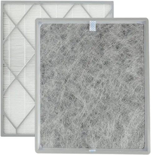 PUREBURG Filtro de repuesto compatible con purificadores de aire Shark HE401 y HE402 HE405 HE4FKPET, carbón activado HEPA H13 filtración de 4